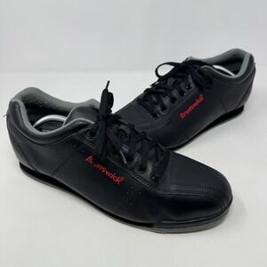 Brunswick Blitz Bowling Shoes Black Red Men's Size 12M
